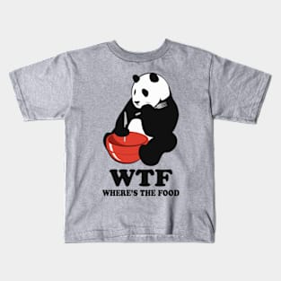 WTF  Where's the Food Kids T-Shirt